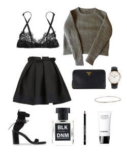 purpleemoon:  Sweater: Acne Skirt: Lanvin