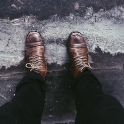 eternalyouthco:  These boots have gotten a lot of use. #vscocam 