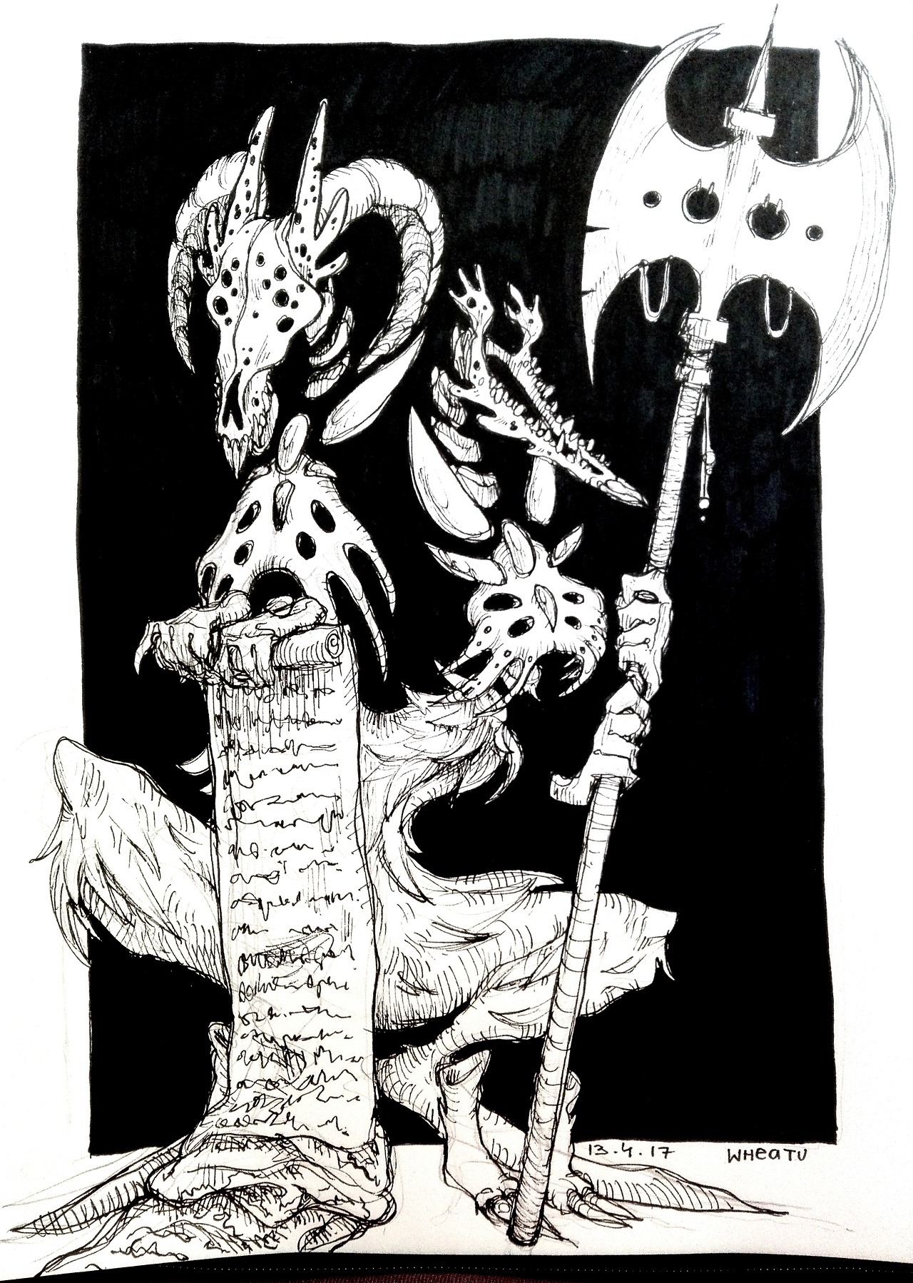 wheatu:Old projects of Sons of Death, made in the hospital. I totally forgot to post