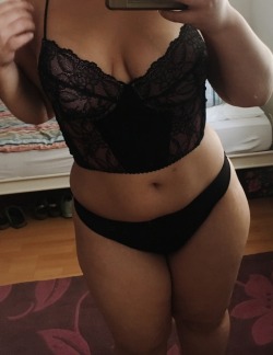 boldbitcch:  i got a request to post myself wearing my favorite lingerie and these probably the ones I feel most sexy with!