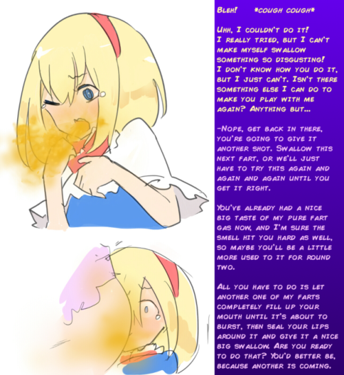 A series of amazing and cute fart pics by 13o from Pixiv that I decided to caption.