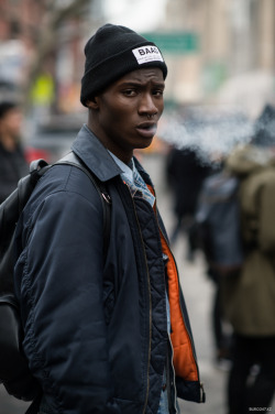 damplaundry:  Adonis Bosso at NYFW F/W 2014