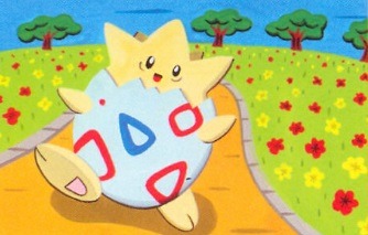 dragonitedelight:  Togepi in the Pokémon TCG Happy Easter! ★/☆  