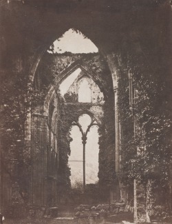 dame-de-pique: John Wheeley Gough Gutch - Abbey Ruins, circa 1858 