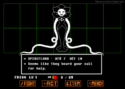 thecreatorofworlds:  ALRIGHT, time to fess-up. I cracked and made a fan-monster (Undertalesona?) a few months ago, and I actually got really invested in them and spent a lot of time designing their story and thinking about how they’d fit into canon.
