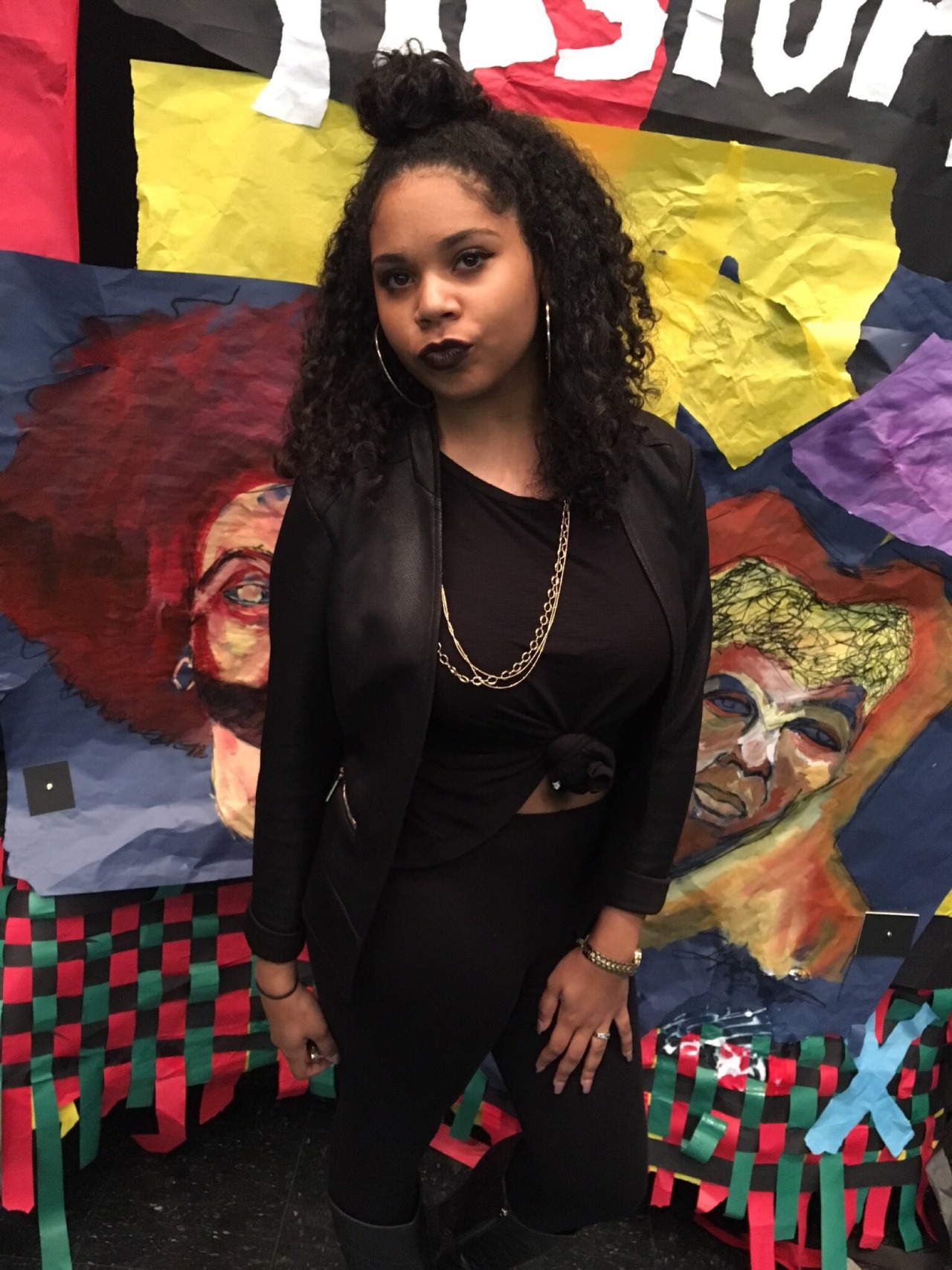 boofinie:  my black school did a black out to end black history month the right way😌✊🏾