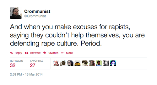 gradientlair:  [content warning: rape, rape culture, misogyny, misogynoir, street harassment] @Crommunist shared some really important tweets about this “men are hunters” crap that gets used to justify everything from street harassment to rape. I