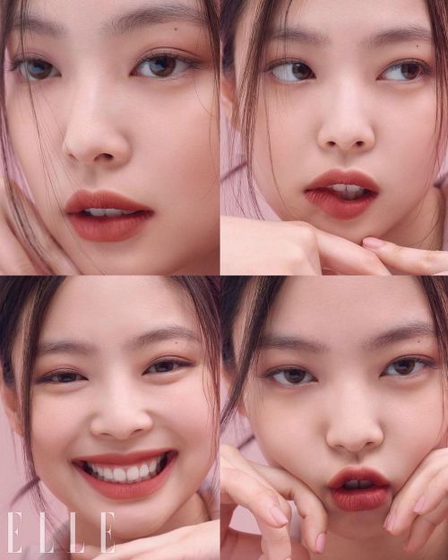 blackpinkofficial: [IG] 200821 younji2984: #JENNIE bites rosy chocolate@jennierubyjane @herabea