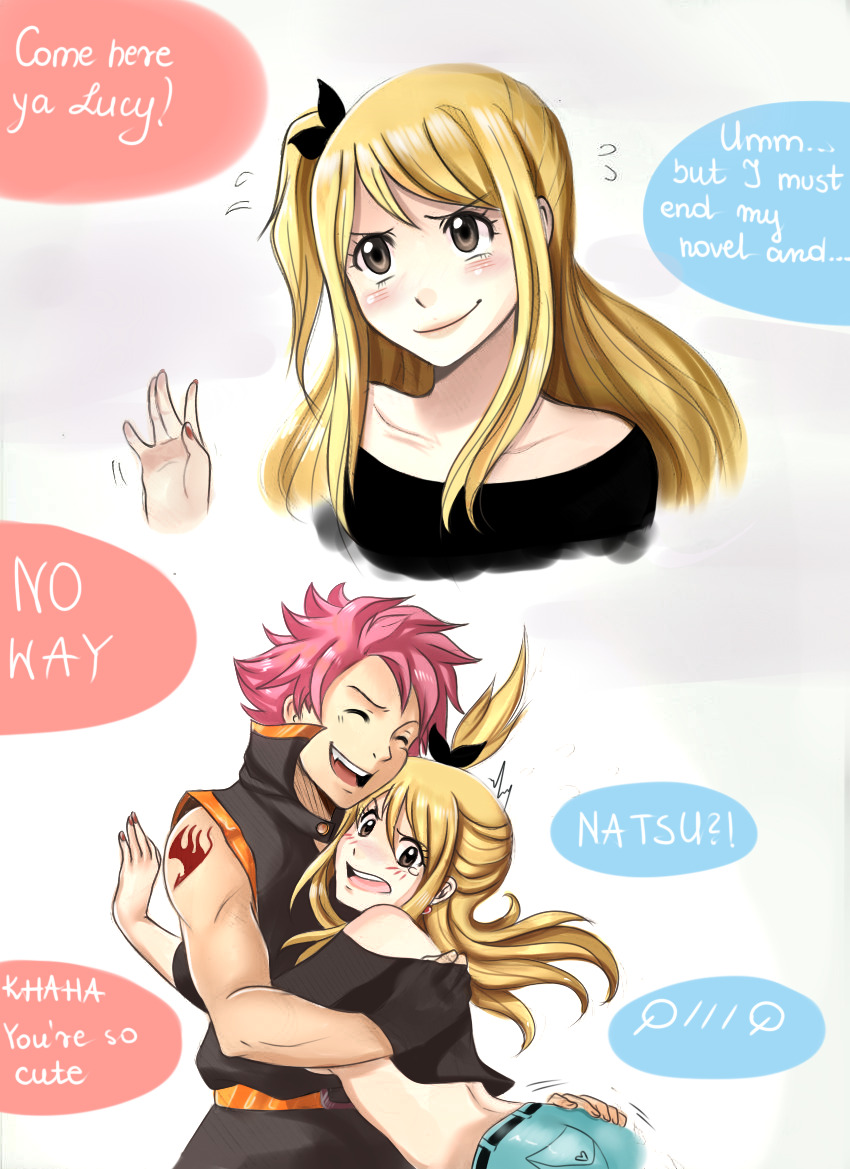 shandisworld:  For Nalu Love Fest day 5: Shy + bonus sketch ’ v ’