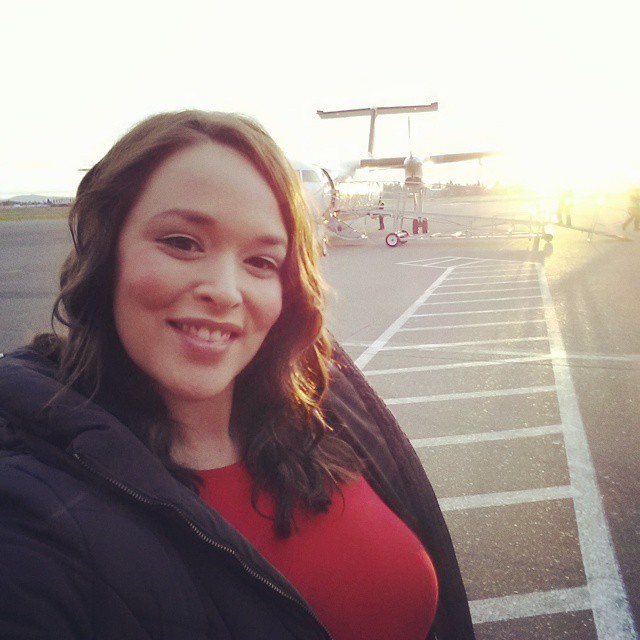 official-biancabombshell:  On my way to Toronto #aircanada #biancabombshell #selfie