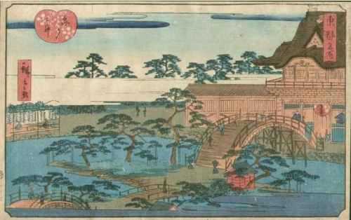 fujiwara57: &quot;Kameido&quot;, c. 1859-62 &amp; “Kameido” c.1862, deUtagawa Hiroshige II  二代目  歌川広