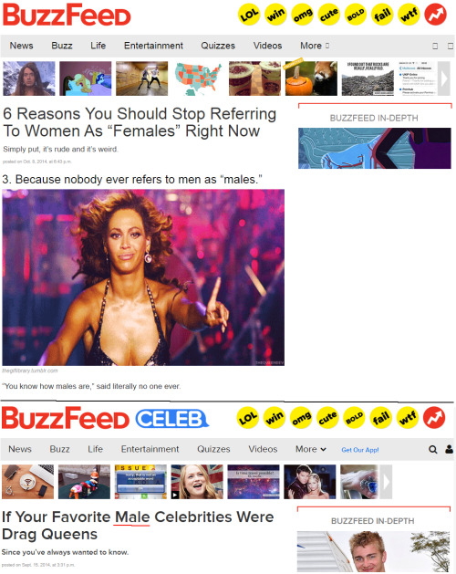 victor-victorian:  misanthropy-faerie:  xxdemonheartzxx:  henshin-a-jojo-baby:  Buzzfeed in a nutshell  Fucking BuzzFeed  Fucking Buzzfeed man…  Buzzfeed is so shallow it’s almost deep 