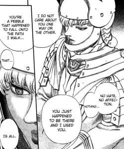 nox-artemis:  elmatpe:  nox-artemis:  This actually makes me sad.  This is what always comes to my mind during the Eclipse and every other scene with Griffith after that.  Damn that makes me sad too.    immediately before this didn&rsquo;t casca beat