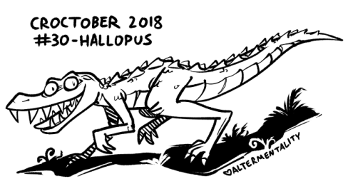 Here’s the finale of Croctober! I’m proud of myself for finishing (on time… I just didn’t put