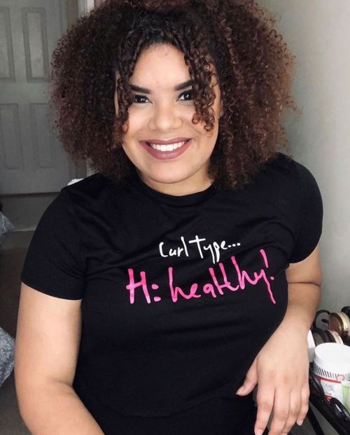 Healthy hair, DO Care! ‍♀️@bebacurlzz_ looking super cute in her “Curl Type…Healthy” Cropped 