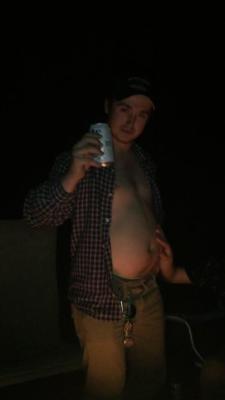 lucydonaghan:  Keep downing those beers dude, that gut is so far gone now already there’s really no point in cutting back now.