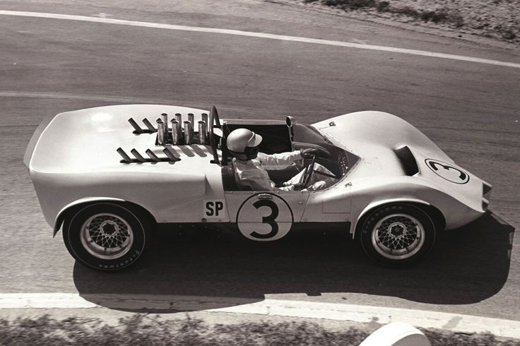 itsbrucemclaren:    Jim Hall and Hap Sharp’s Chaparral 2A that they  