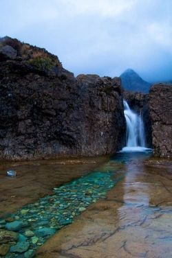sixpenceee:Fairy Pools, Isle of Skye, Scotland