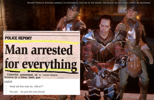 bubonickitten: Dragon Age: Inquisition + text posts, part 2 I did another thing. More DA text post m