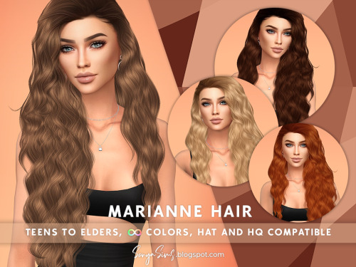 sonyasimscc:DOWNLOAD (CURRENT WEEK)♠ Francisca Hair *PATREON*♠ Marianne Hair *FREE* ♠ Golden Coast H