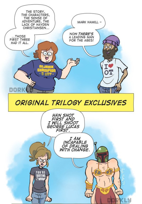 dorkly:  The 8 Types of Star Wars Fans