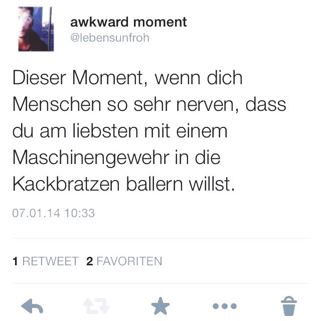 traurige-worte:  Tweet des Tages 👌 