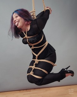 kittencalledwolf: Silly, Sexy, Serious I’m full of it. Photo: Black Room Photo Rope: @theropegeek