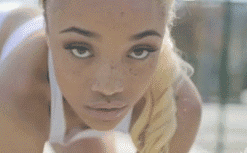 khadogen:  Sexy Cocaine Lorraine. Love the freckles.**Gifs done by me**