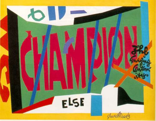 artist-stuart-davis: Visa, 1951, Stuart Davis