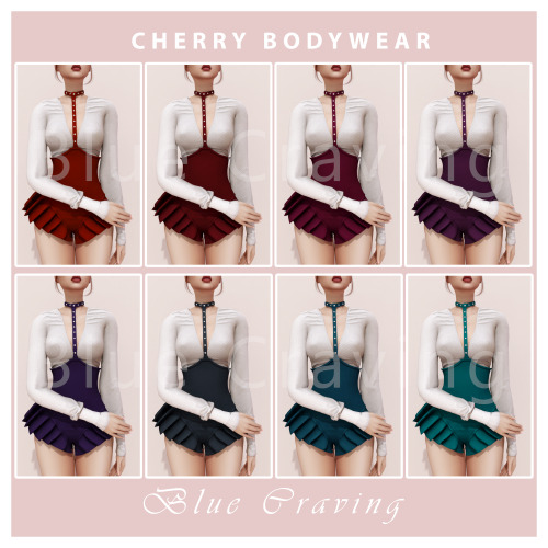 bluecravingcc:SIMS 4 CC - CHERRY BODYWEAR♥ DOWNLOAD ♥ Public released——&md