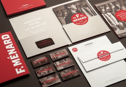 F. Ménard | Branding by lg2boutiqueF. MÉNARD is a family business involved in the pork production tr