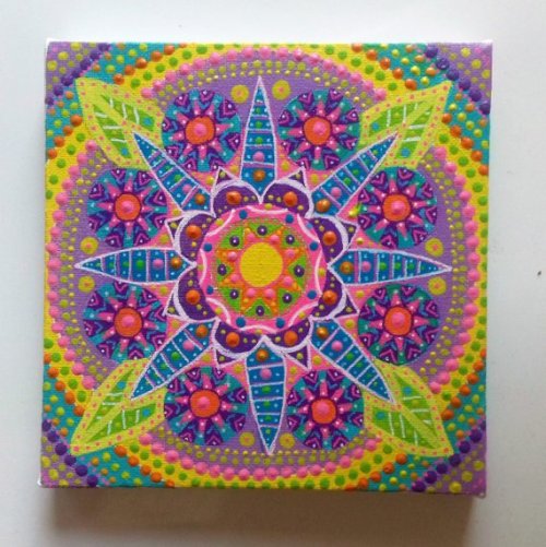 Original Colourful Mandala //DriftAwayCornwall