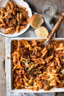 verticalfood:  Italian Baked Ziti with Sausage