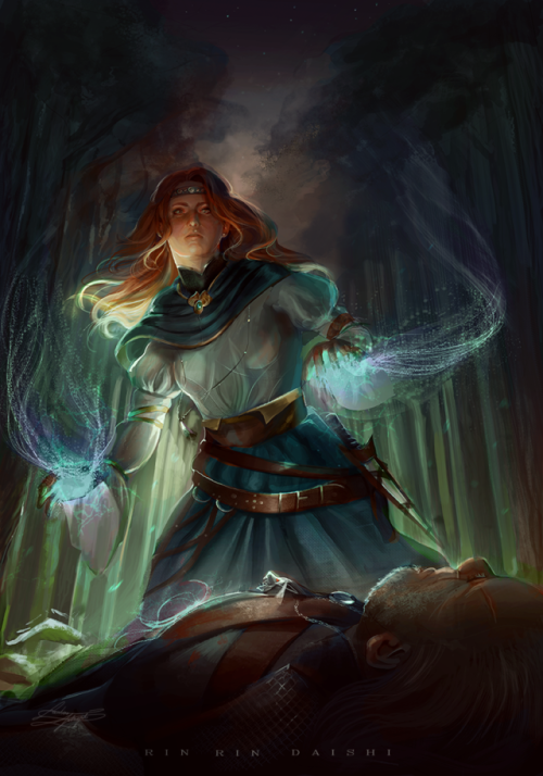 rinrindaishi:“Visenna- Gwent Card”Here is my entry for Gwent Art contest!It was both a p