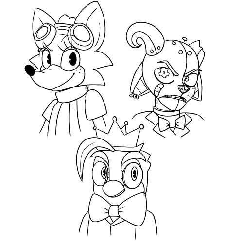 maxiemcsoda:toontown but i drew them the way their models look ingamebut w/o a ref bc im that lazy