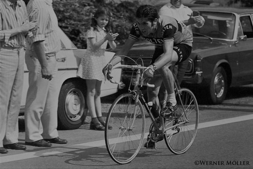 wielerfanaat: Eddy Merckx during the 1972 Union Preis in Dortmund