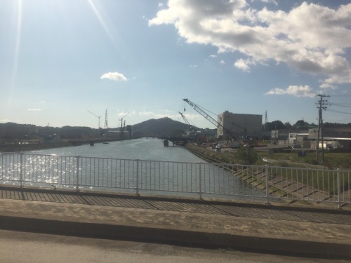 Kesennuma under construction June 1, 2016