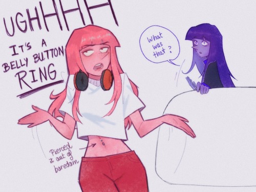 Ennui Talking To Her Past Self? (ps. I LUV UR ART SMSMSMSMSM )