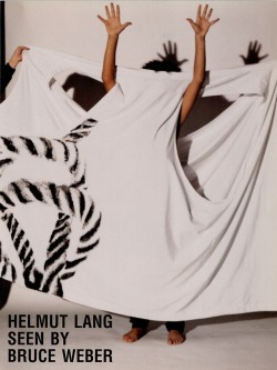 adarchives:  Helmut Lang seen by Bruce Weber