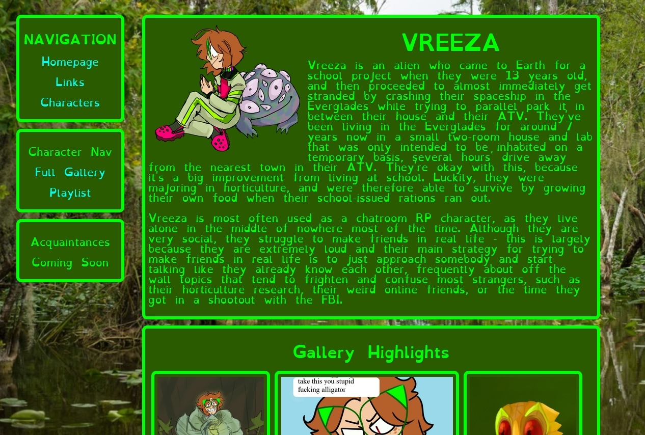 Picture of Vreeza's page