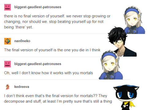 persona5textposts:Shoutout to Akiren for the relatable feeling of “I can only do one (1) activity pe