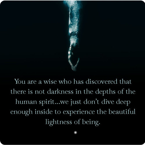 You find peace not by rearranging the circumstances of your life, but by realizing who you are at th