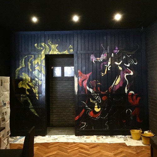 Breath of the Wok. Mural now available for view at @twentyeightatbangsar (Penang Wok), where they sp