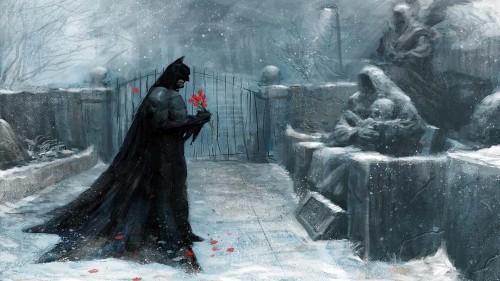 As a fan of Batman i really love this image. This is a very powerful image and shows our humanity. A