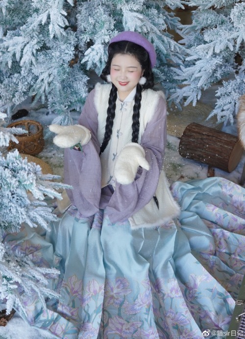 chinese hanfu for winter 