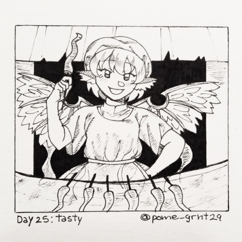 Day 22 to 25 of Inktober !