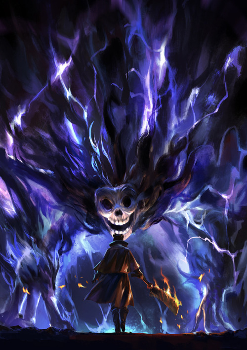 kzcjimmy:something I did for my friend’s Bloodborne fanbook, Dark beast paarl is one of my favorite 