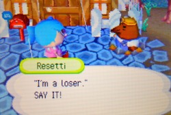 caseycrossing:  fuck u resetti you little twat  