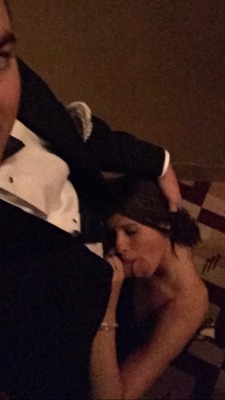 azcumcouple:  Our first post. Tuxedo BJ at a formal event. Video to come.. Should we post more? 