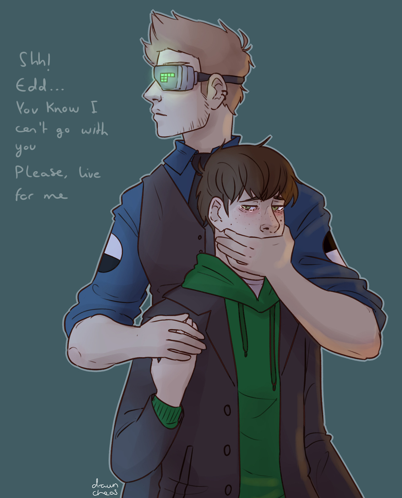 drawnchaos:  who could live in such a grim future, though